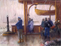Ferry in Fog