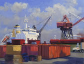 Tanker In Dry Dock